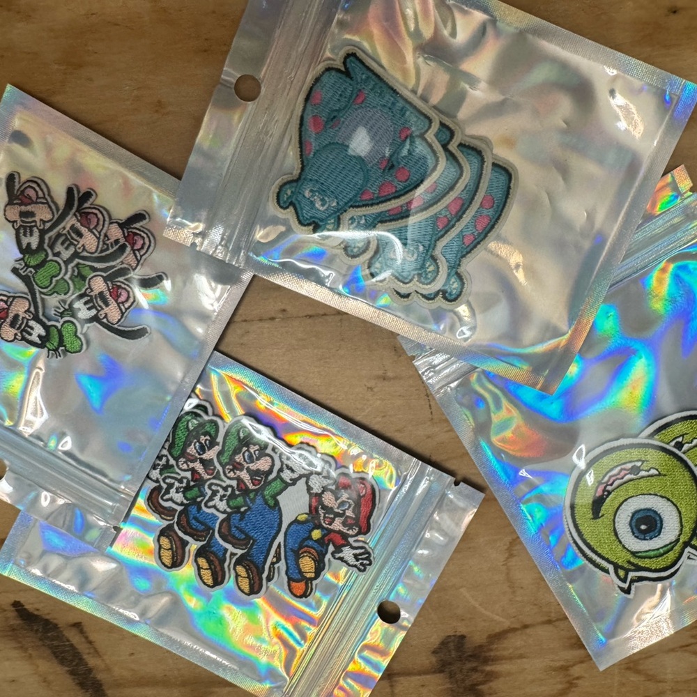 Cartoon Character Iron-On Patches
